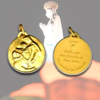 Médailles du Pèlerinage du Rosaire de Lourdes