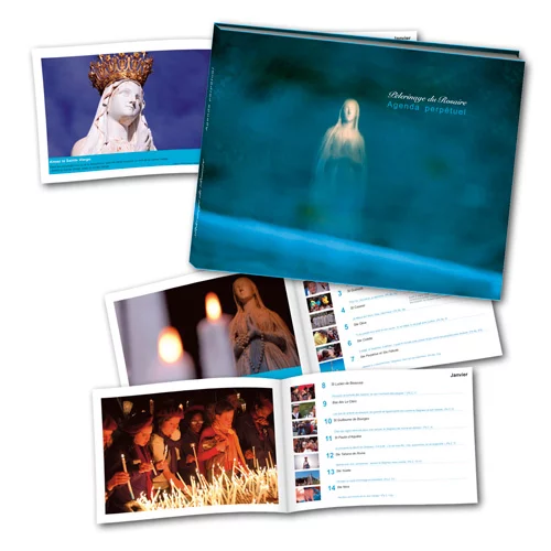 Pèlerinage du Rosaire agenda perpétuel et photos pieuses