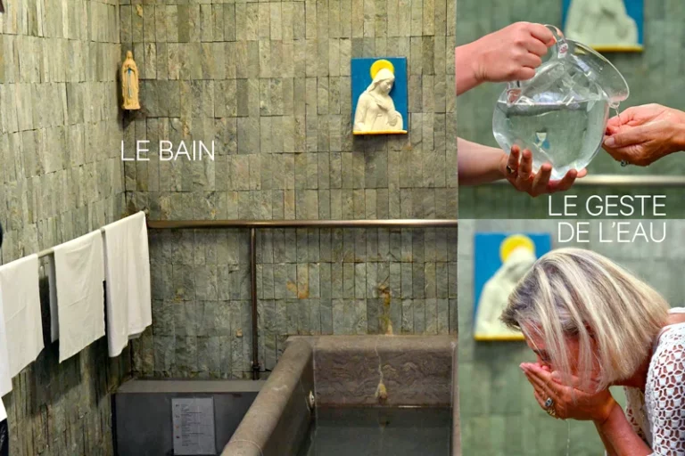 Bains de Lourdes, eau et geste de purification