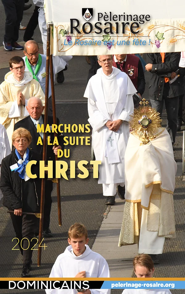 Pèlerinage du Rosaire 2024, marche des Dominicains
