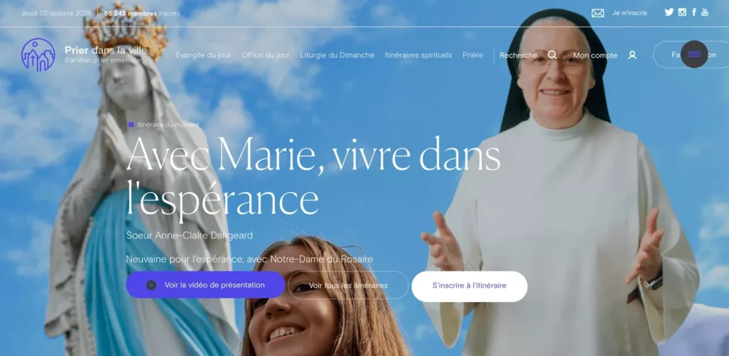 Prier dans la ville, vivre dans l'espérance.